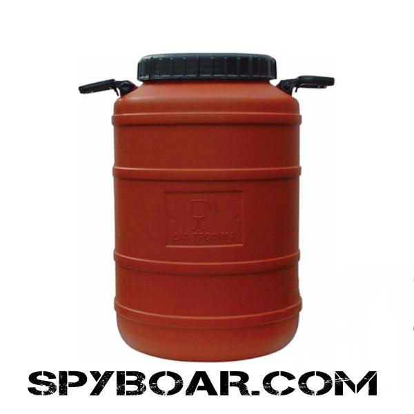 60-liter plastic barrel, suitable for wildlife feeders