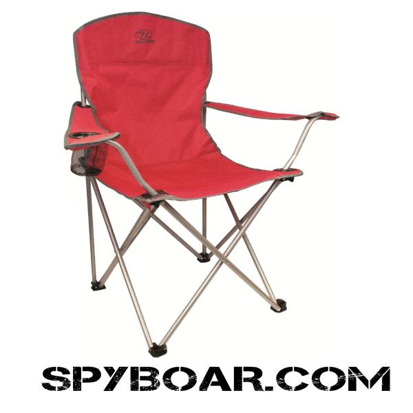 Folding chair Highlander with cup holder