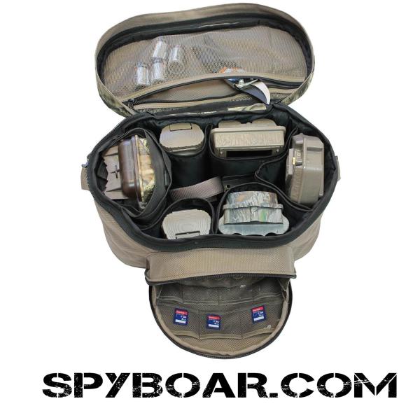 Чанта за ловни камери и аксесоари - Moultrie Field Bag вътре