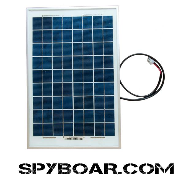 Solar panel  10W with controller 6/12 V for feeder kits and hunting cameras