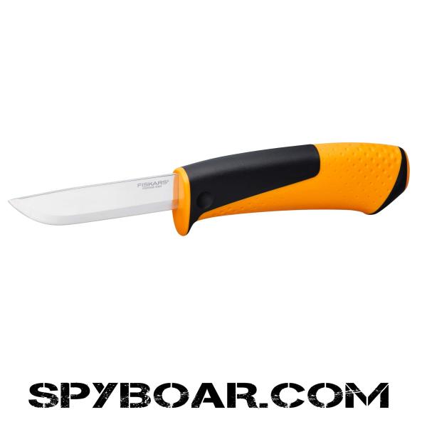 Универсален нож с вградено точило  Fiskars
