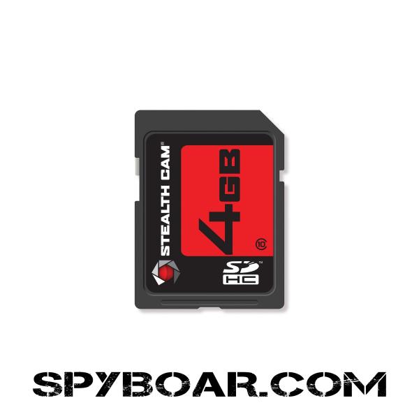 SD карта памет Stealth Cam 4 GB, клас 10, скорост на запис 10 MB/s