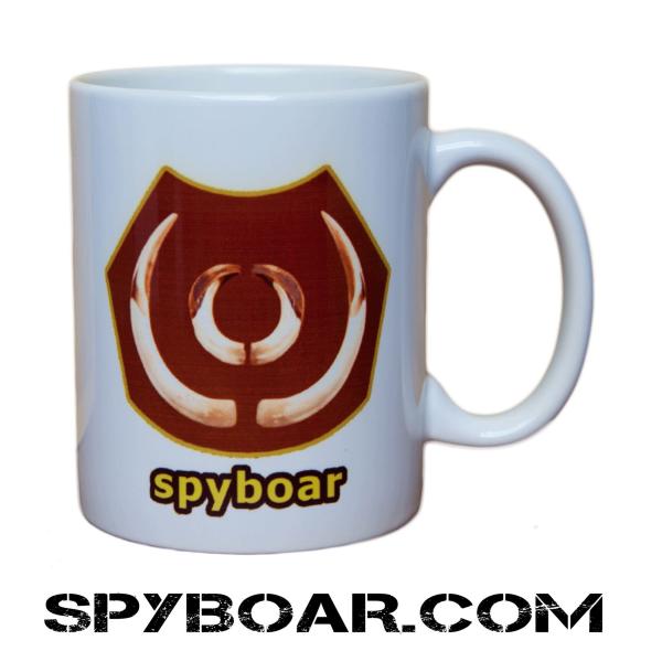 Ceramic cup for coffee and tea SPYBOAR