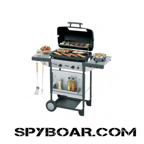 Texas Deluxe gas barbecue with piezo ignition