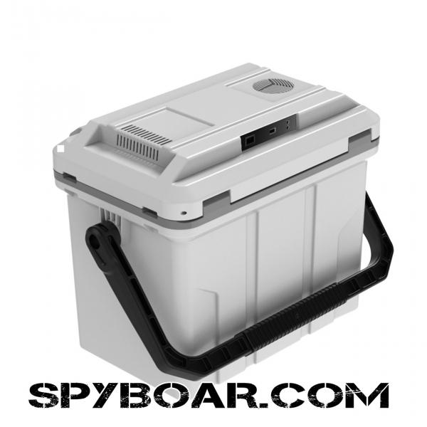 Компактна електрическа хладилна кутия RB15 -  Капацитет: 15 литра, Тегло 5.4 кг.