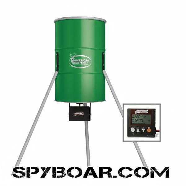 Професионална автоматична хранилка American Hunter с дигитално управление и 12V/6V мотор