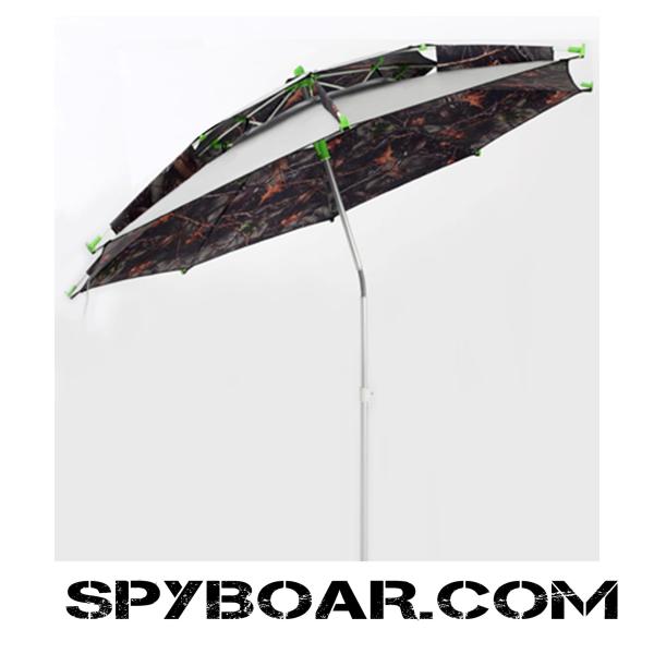 Плажен чадър Lifeguard LUX с UV защита - диаметър 2,2 м.