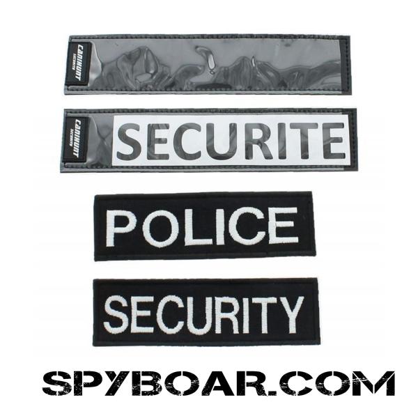 защитна кучешка жилетка за лов CaniHunt security logos