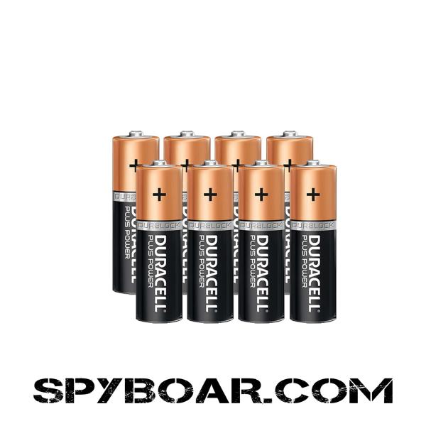8 батерии duracell за фотокапани